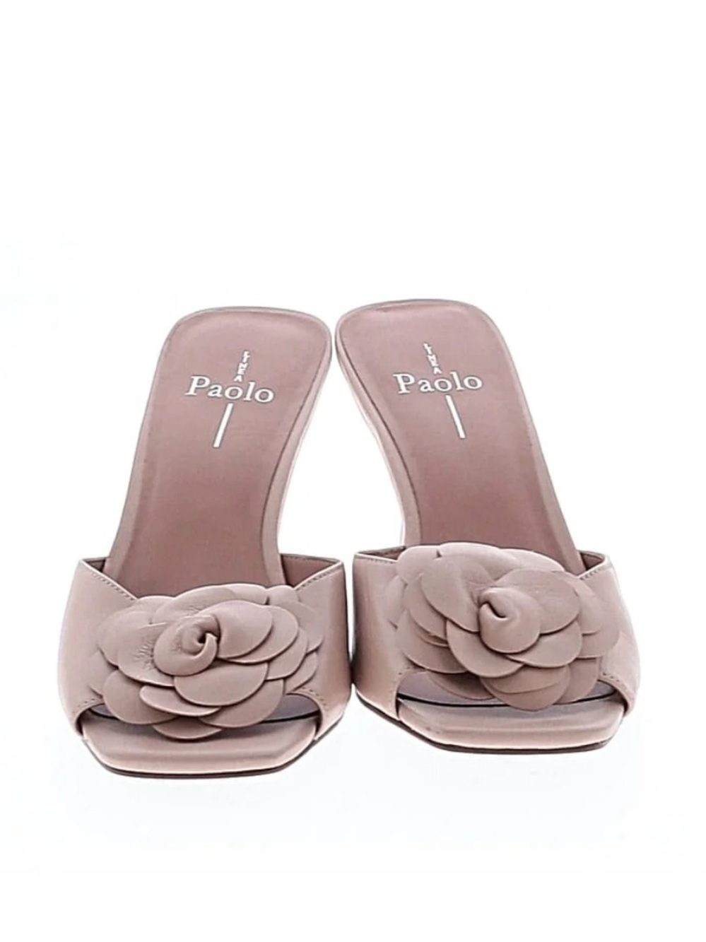 Paolo Blush Floral Slide Mules